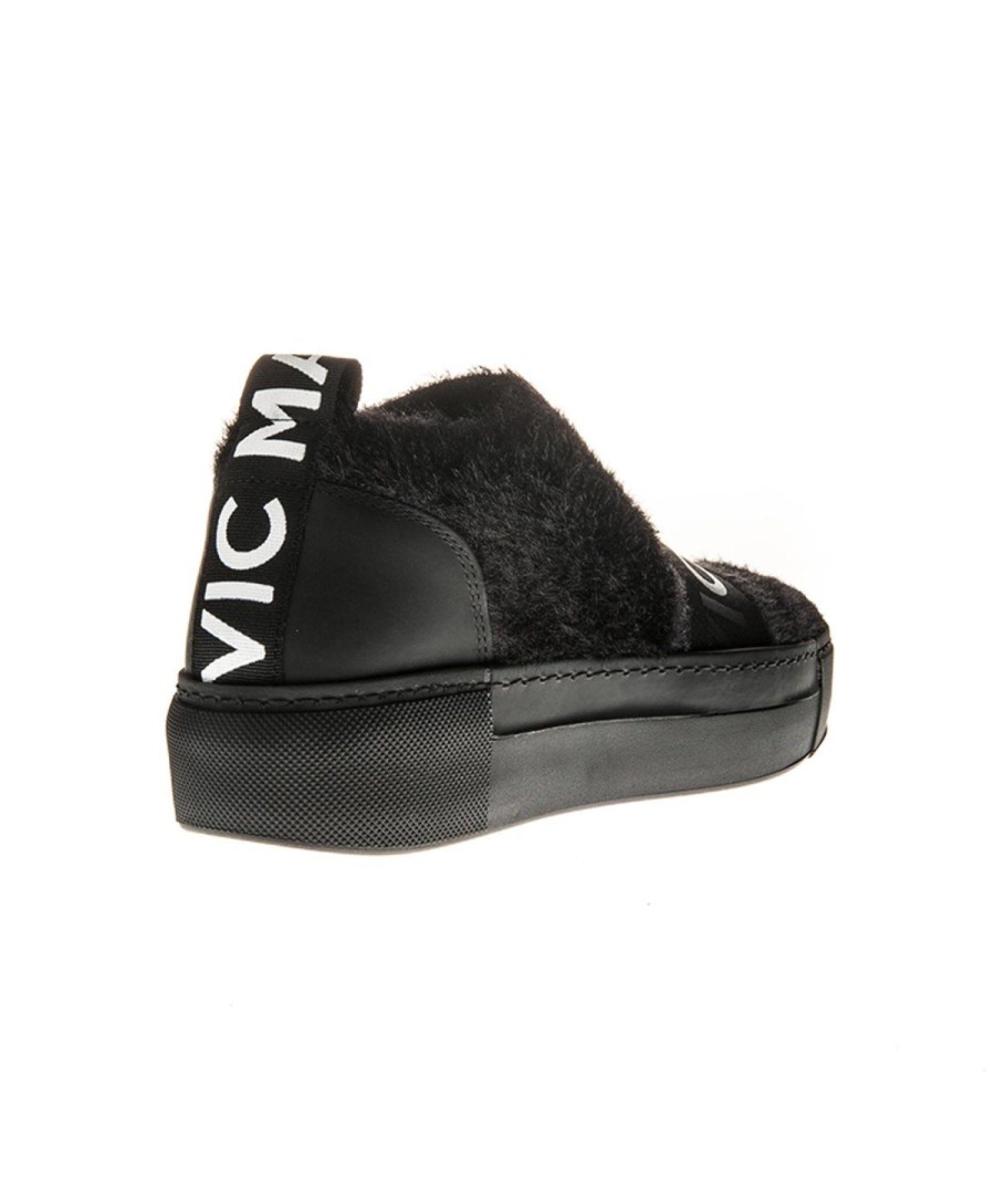 Donna VIC MATIE' | Vic Matie` Slip On Maglia Elastico F.Cas Nero