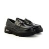 Donna CULT | Cult Clw394700 Mocassino Slash Donna Penny Loafer Leone Shoes Frosinon Black