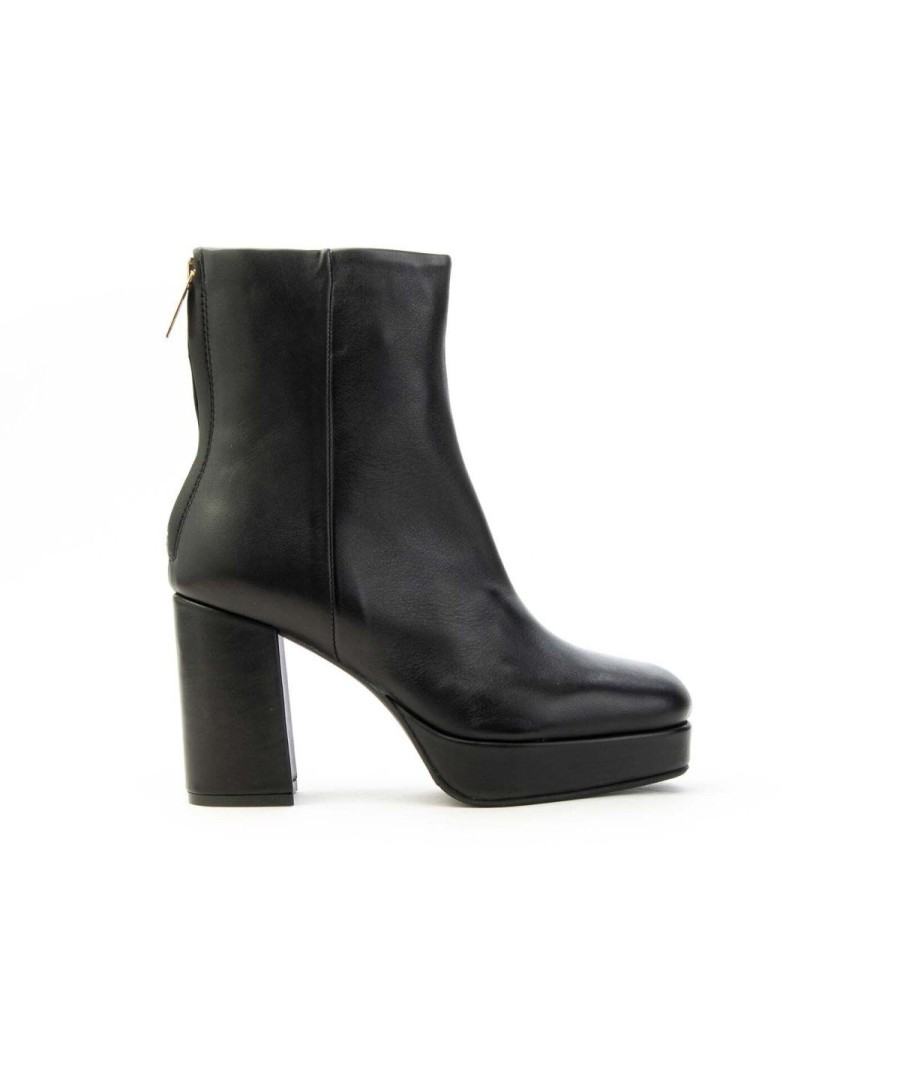 Donna CARMENS | Carmens A50250 Charlize Zip Trochetto Plateau 80 Nero