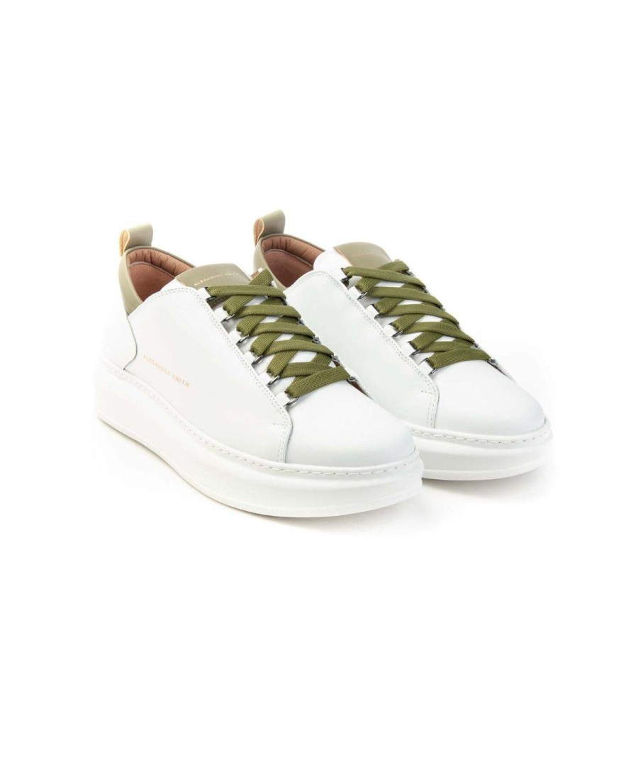 Uomo ALEXANDER SMITH | Alexander Smith Asaww2U80Wle Sneakers Man Leone Shoes Frosinone White