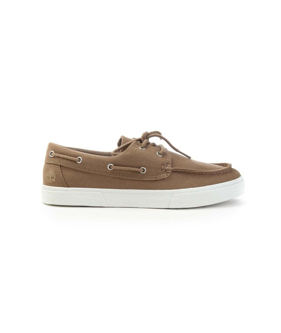 Uomo TIMBERLAND | Timberland Scarpa Da Barca Union Wharf 2.0 Leone Shoes Beige