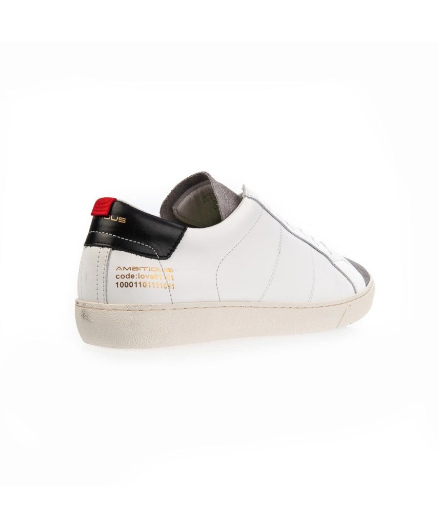 Uomo AMBITIOUS | Ambitious 8102 Sneakers Lacci F.Cassetta Grey/White