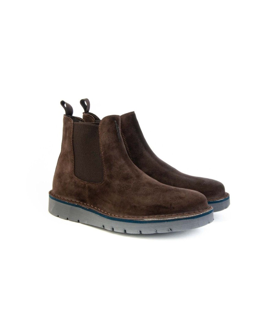 Uomo KEBO | Kebo 010 Oslo Beatles O Chelsea Boots Uomo Leone Shoes Frosinone Testa Di Moro