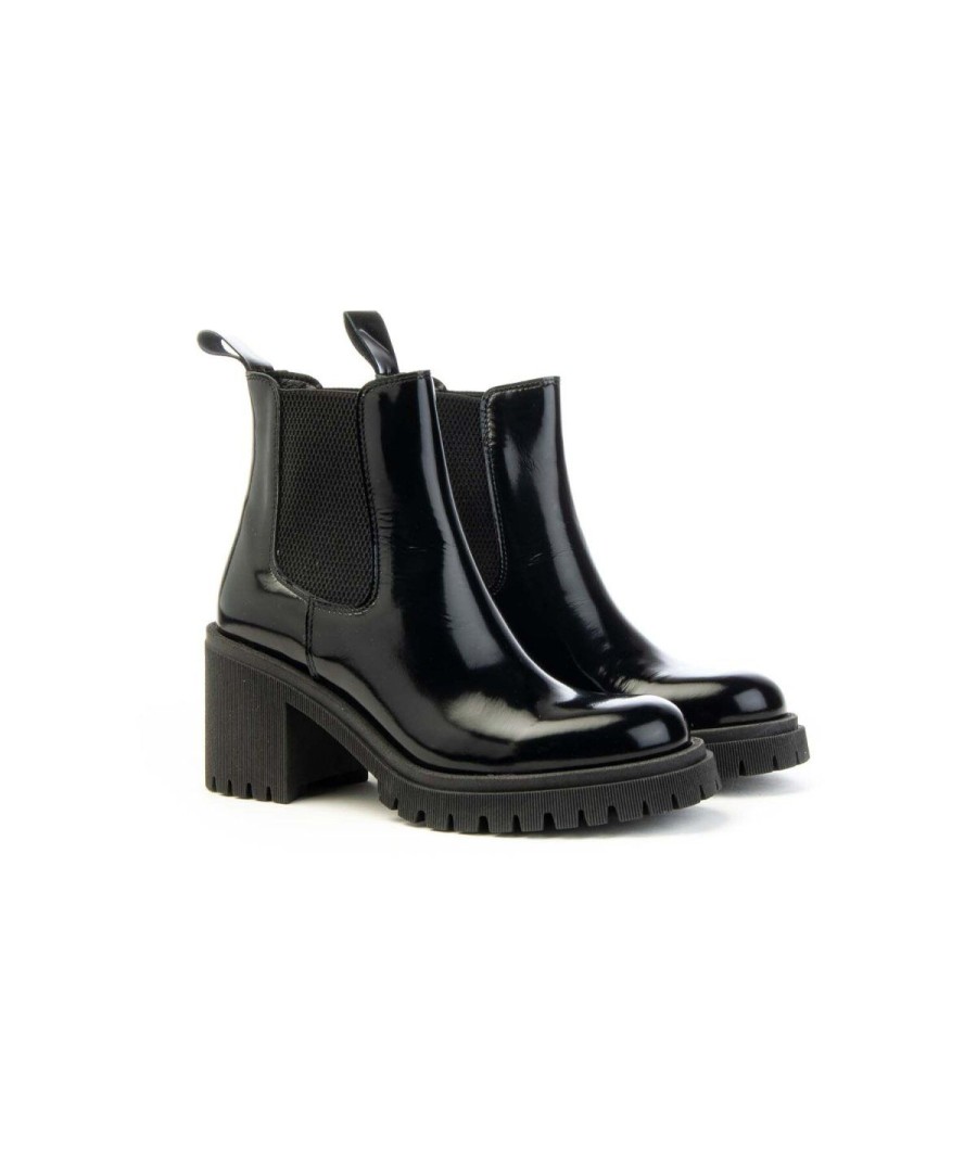 Donna DOMINGA VSL | Vsl 7377 Chelsea Boots Beatles Donna Leone Shoes Frosinone Nero