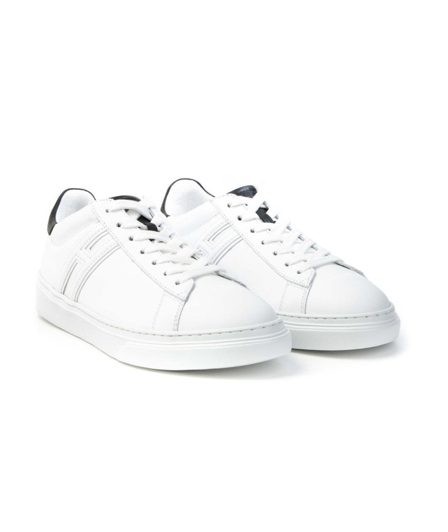 Uomo HOGAN | Hogan Hxm3650J3100Bv0001 Sneakers H365 Uomo Nero/Bianco