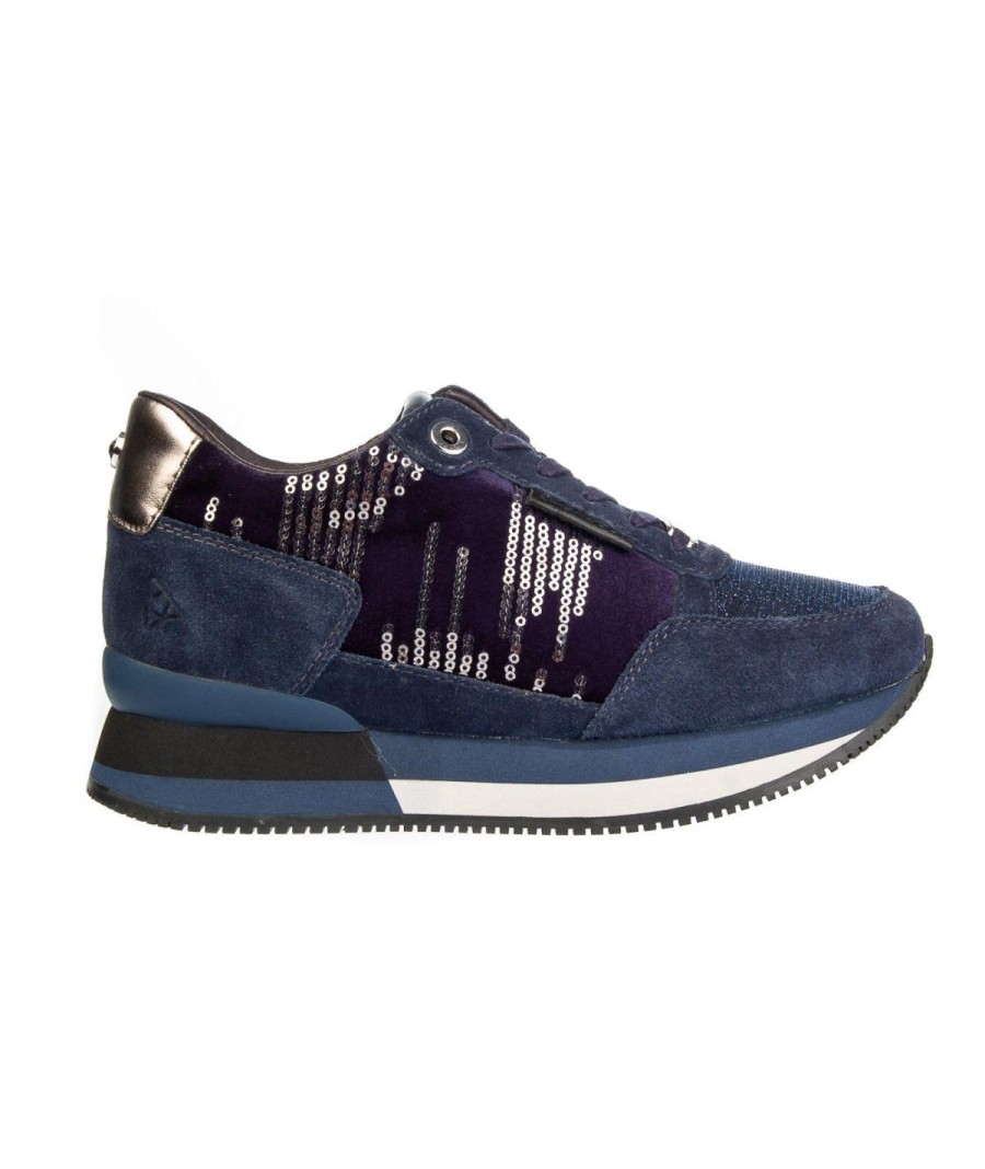 Donna APEPAZZA | Apepazza Rebecca Sneaker Inner Wedge Blu