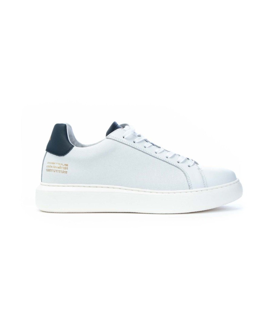 Uomo AMBITIOUS | Ambitious 10634A Sneakers Uomo White/Navy