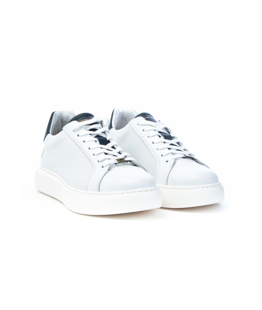 Uomo AMBITIOUS | Ambitious 10634A Sneakers Uomo White/Navy