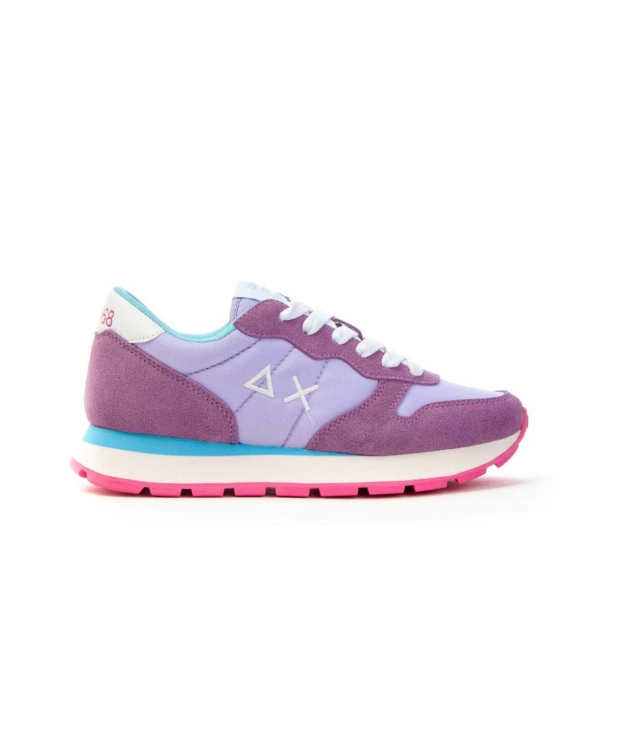 Donna SUN68 | Sun68 Scarpa Sneakers Ally Solid Z33201 Donna Leoneshoes Lilla