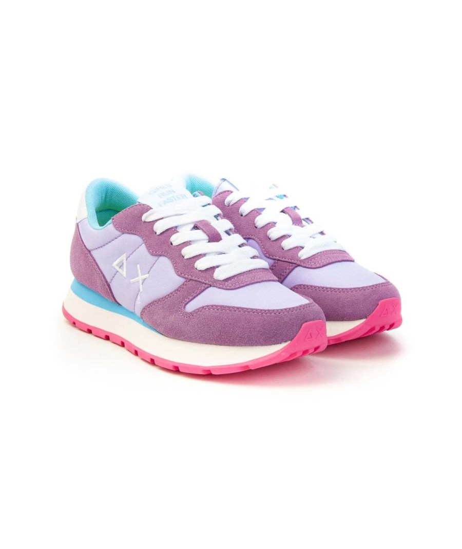 Donna SUN68 | Sun68 Scarpa Sneakers Ally Solid Z33201 Donna Leoneshoes Lilla