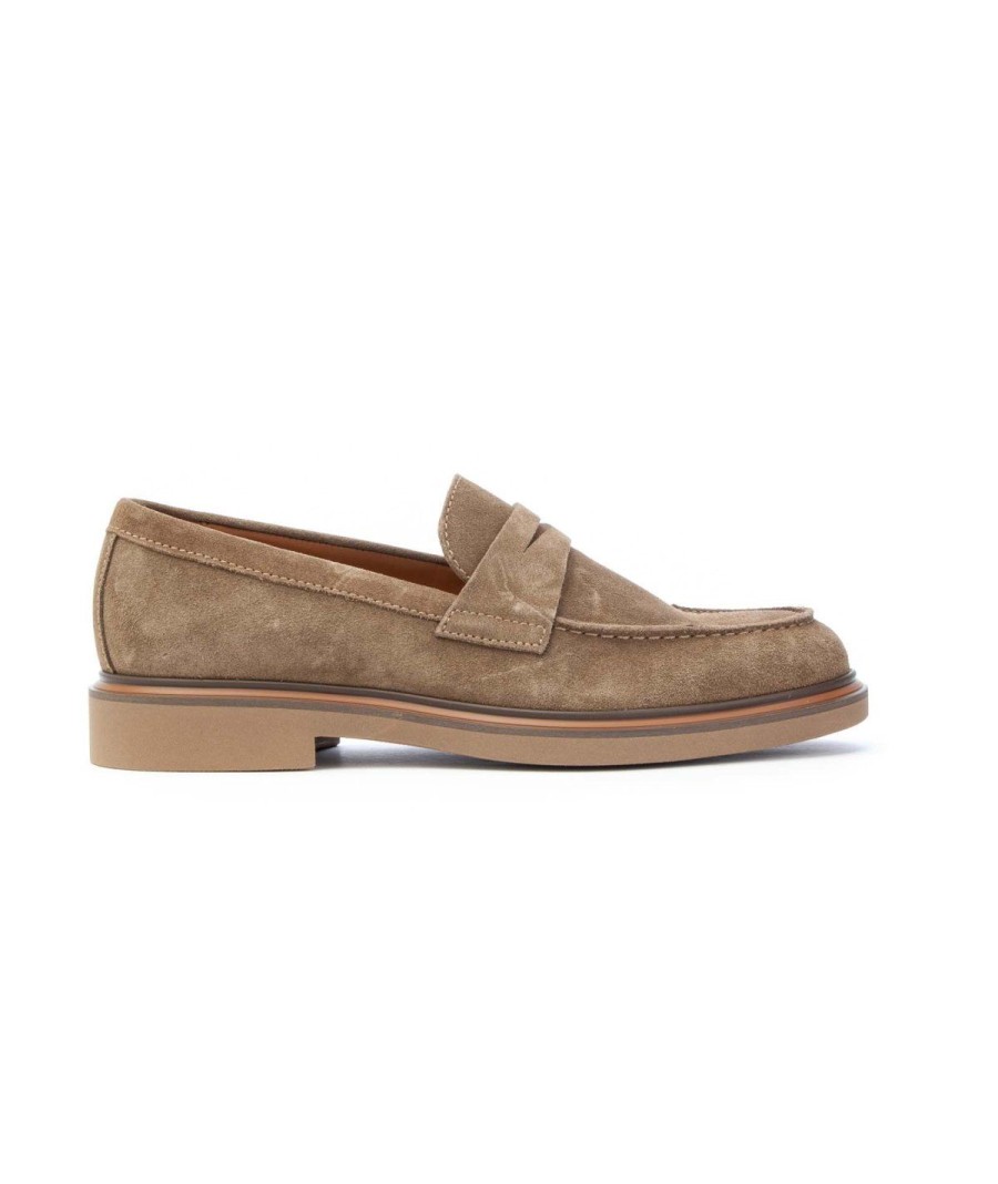 Uomo MARCO FERRETTI | Marco Ferretti 161595 Mocassino Light Sand