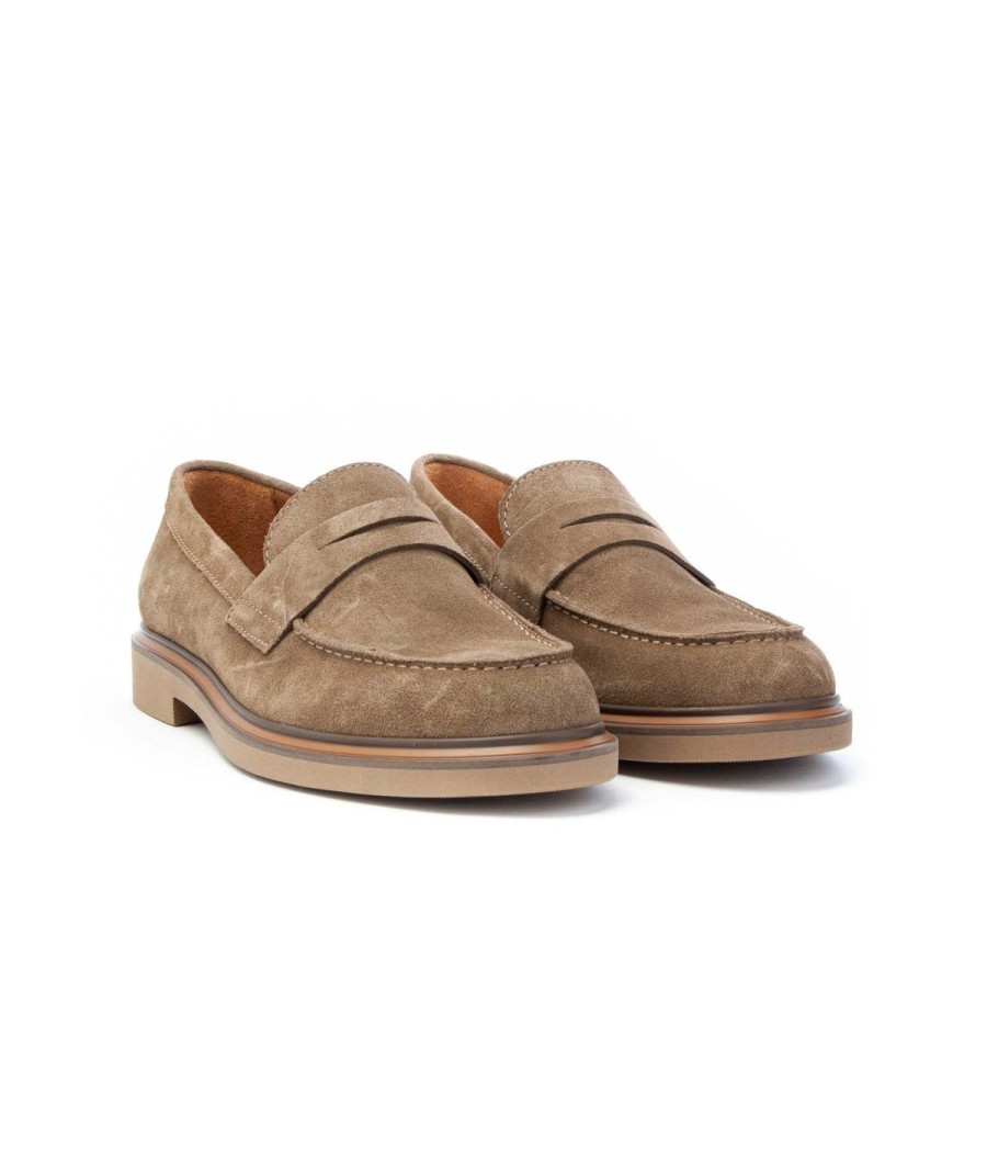 Uomo MARCO FERRETTI | Marco Ferretti 161595 Mocassino Light Sand