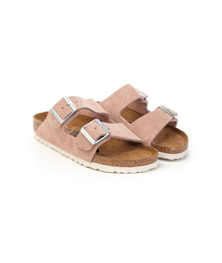 Donna BIRKENSTOCK | Birkenstock Arizona 1025815 Sandali Big Buckle Leone Shoes Frosinone Pink