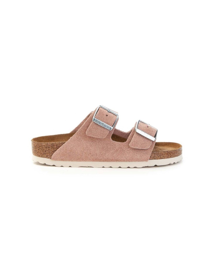 Donna BIRKENSTOCK | Birkenstock Arizona 1025815 Sandali Big Buckle Leone Shoes Frosinone Pink