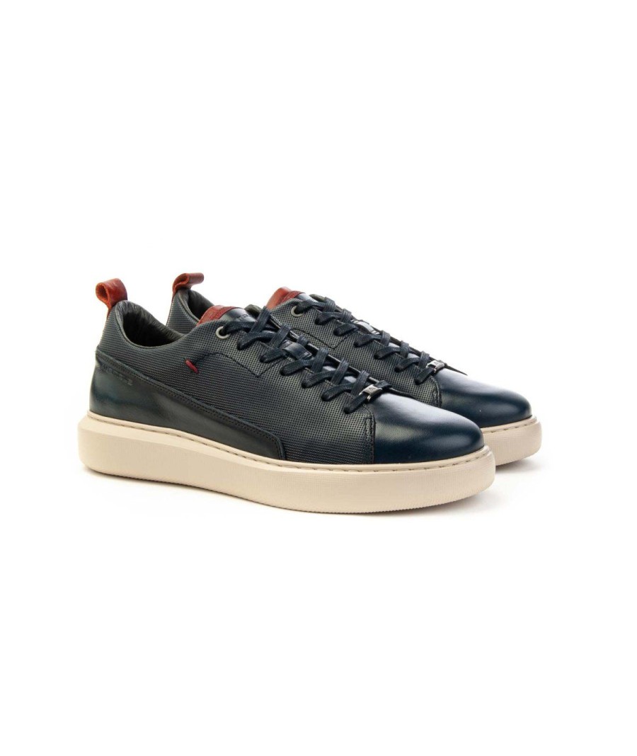 Uomo AMBITIOUS | Ambitiuos 10820 Sneakers Eclipse Uomo Leone Shoes Frosinone Navy