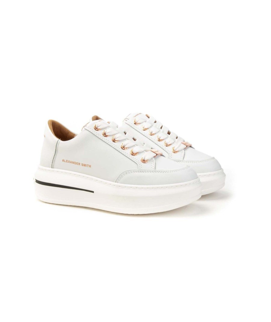 Donna ALEXANDER SMITH | Alexander Smith Asazlsw1758Twt Sneaker Woman Leone Shoes Frosinone White