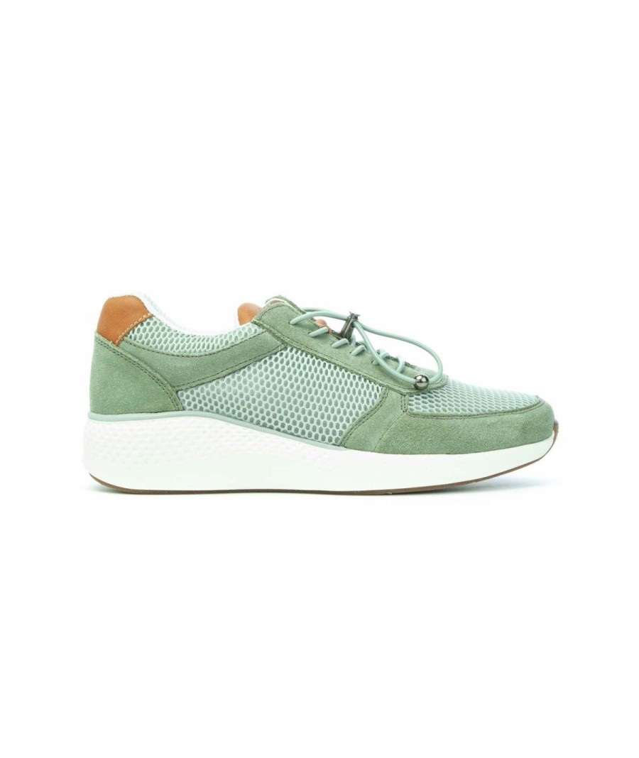 Donna GREEN COMFORT | Green Comfort 225022Q49 Sneakers Lacci Woman Leone Shoes Salvia