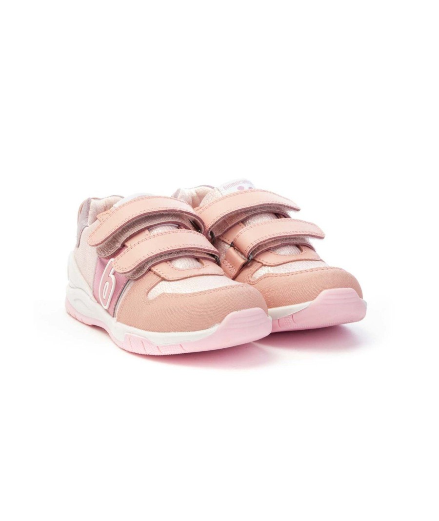 Junior BIOMECANICS | Biomecanics 222220 Sneakers 2 Strappi Leone Shoes Cipria