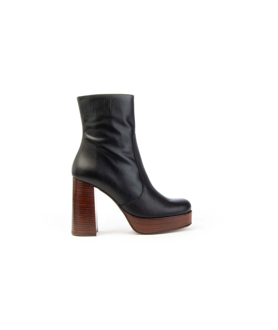 Donna ANGEL ALARCON | Angel Alarcon 23609-922B Cadeo Ankle Boots Leone Shoes Frosinone Nero