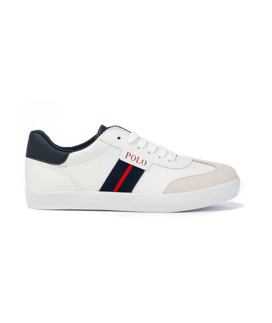 Junior POLO RALPH LAUREN | Sneakers Rf103193 Niall Ecopelle Leone Shoes White