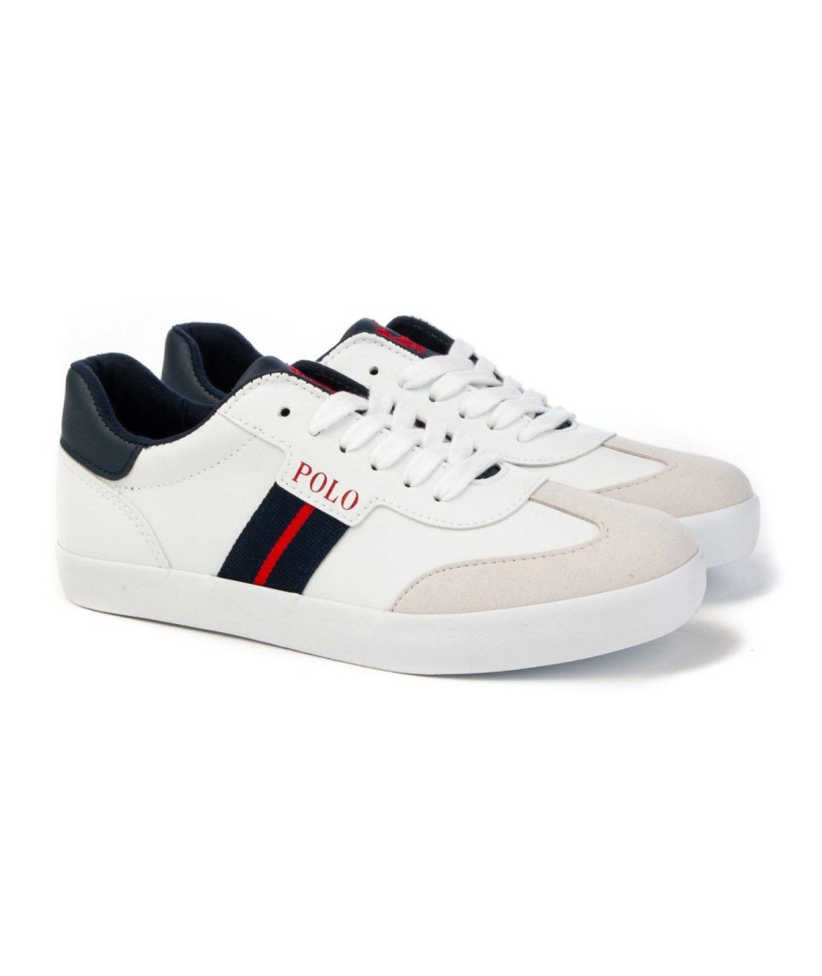 Junior POLO RALPH LAUREN | Sneakers Rf103193 Niall Ecopelle Leone Shoes White