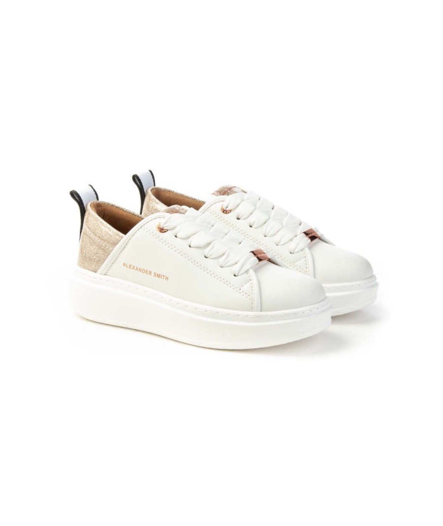 Donna ALEXANDER SMITH | Alexander Smith Aeazeww6835Wcp Sneakers Woman Leone Shoes Frosinone White/Copper