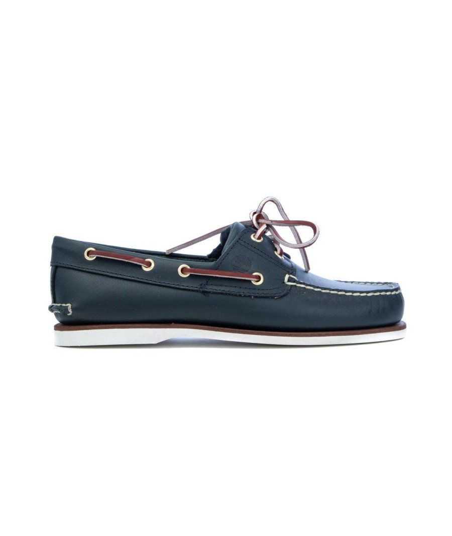 Uomo TIMBERLAND | Timberland Tb0740364841 2 Eye Boat Shoe Leone Shoes Blu