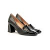 Donna FRANCO RUSSO | Franco Russo 1207S Mocassino Donna Leone Shoes Frosinone Nero