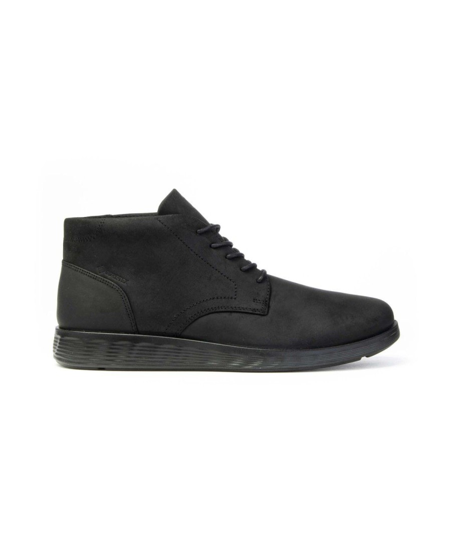 Uomo ECCO | Ecco 520334 S Lite Hybrid Mid Cut Polacc Nero