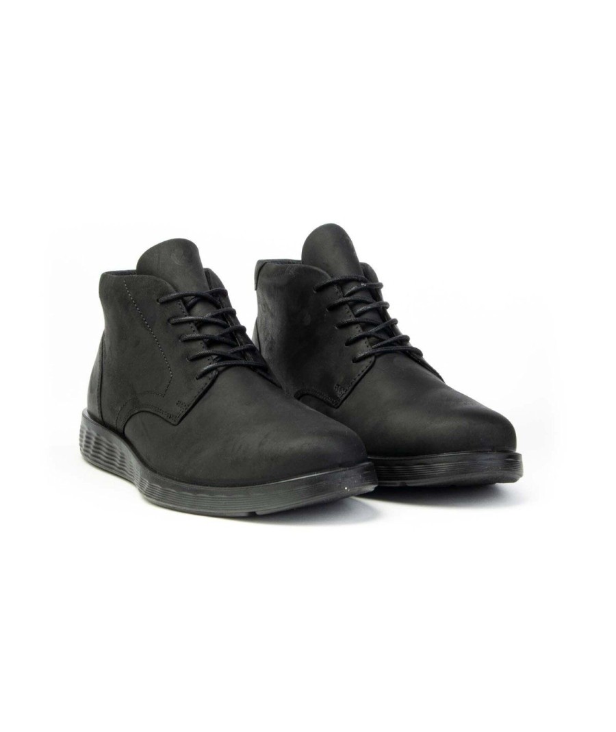 Uomo ECCO | Ecco 520334 S Lite Hybrid Mid Cut Polacc Nero