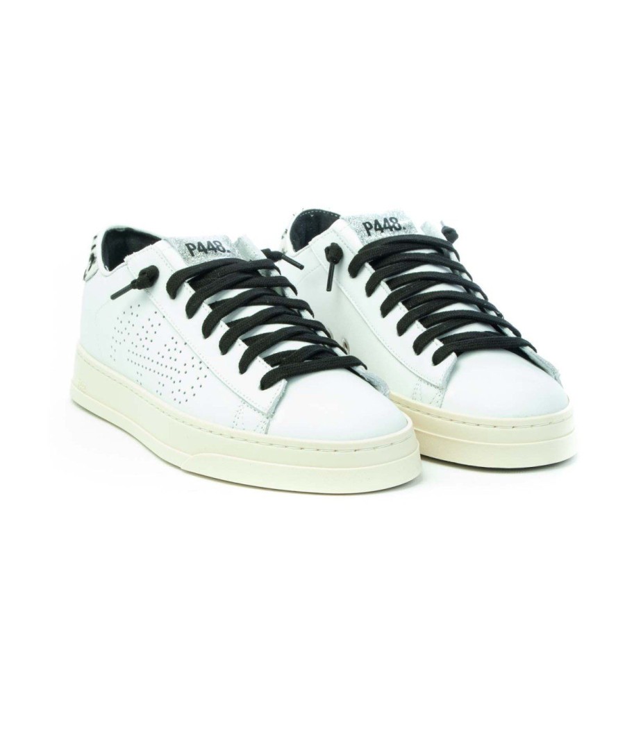 Donna P448 | P448 S22Jack-W Sneakers Lacci Woman Leone Shoes White