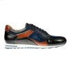 Uomo GALIZIO TORRESI | Galizio Torresi Sneakers Lacci Vit.Tejus Blu Marrone