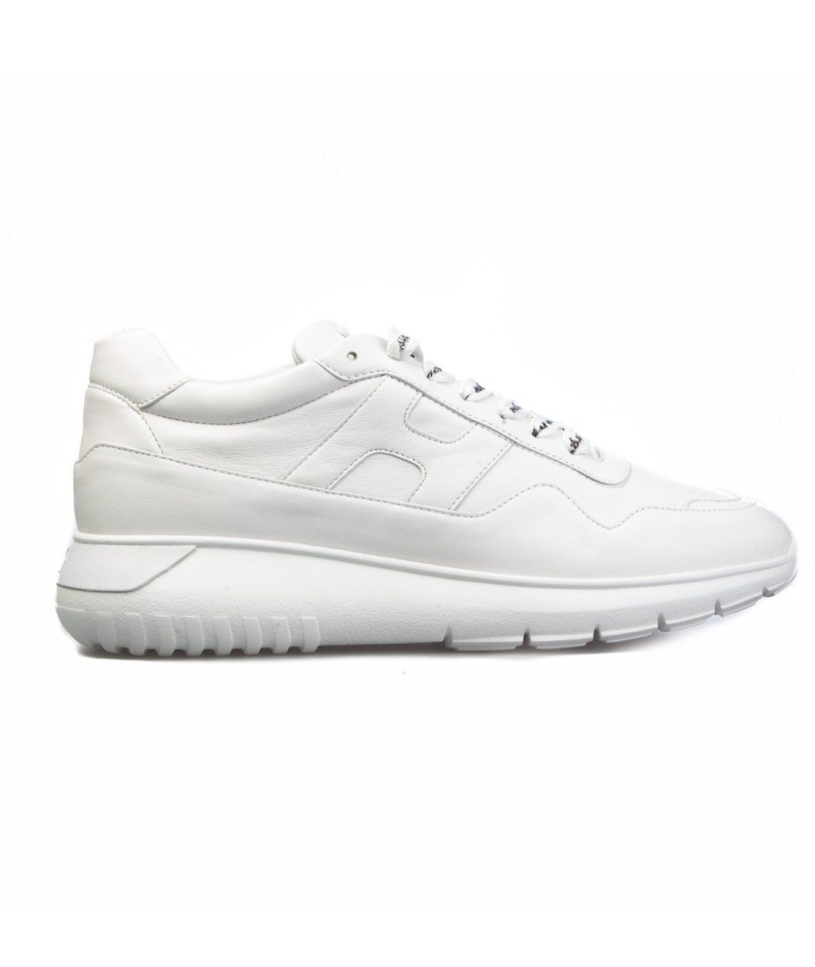 Uomo HOGAN | Hogan Scarpe Hxm3710Cp50Le9B001 Interactive Sneakers Bianco