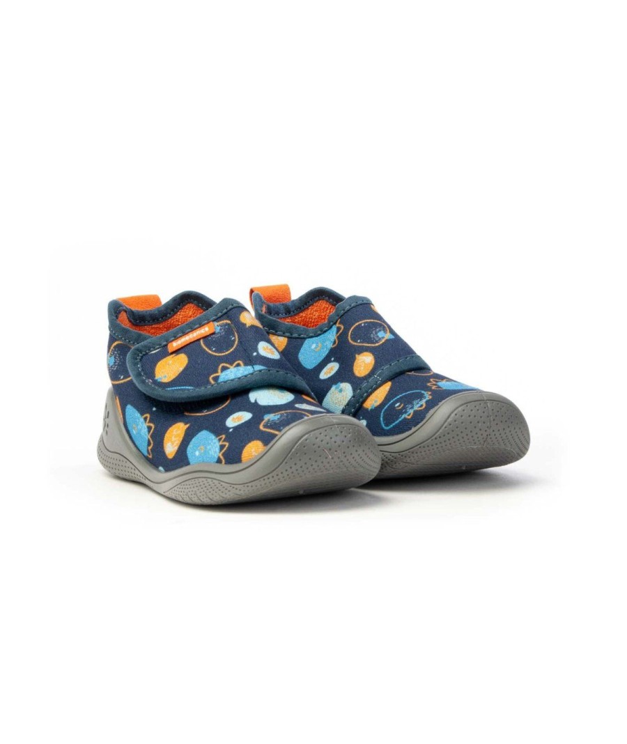 Junior BIOMECANICS | Biomecanics 221296 Pantofola In Tessuto Con Strappo Azul