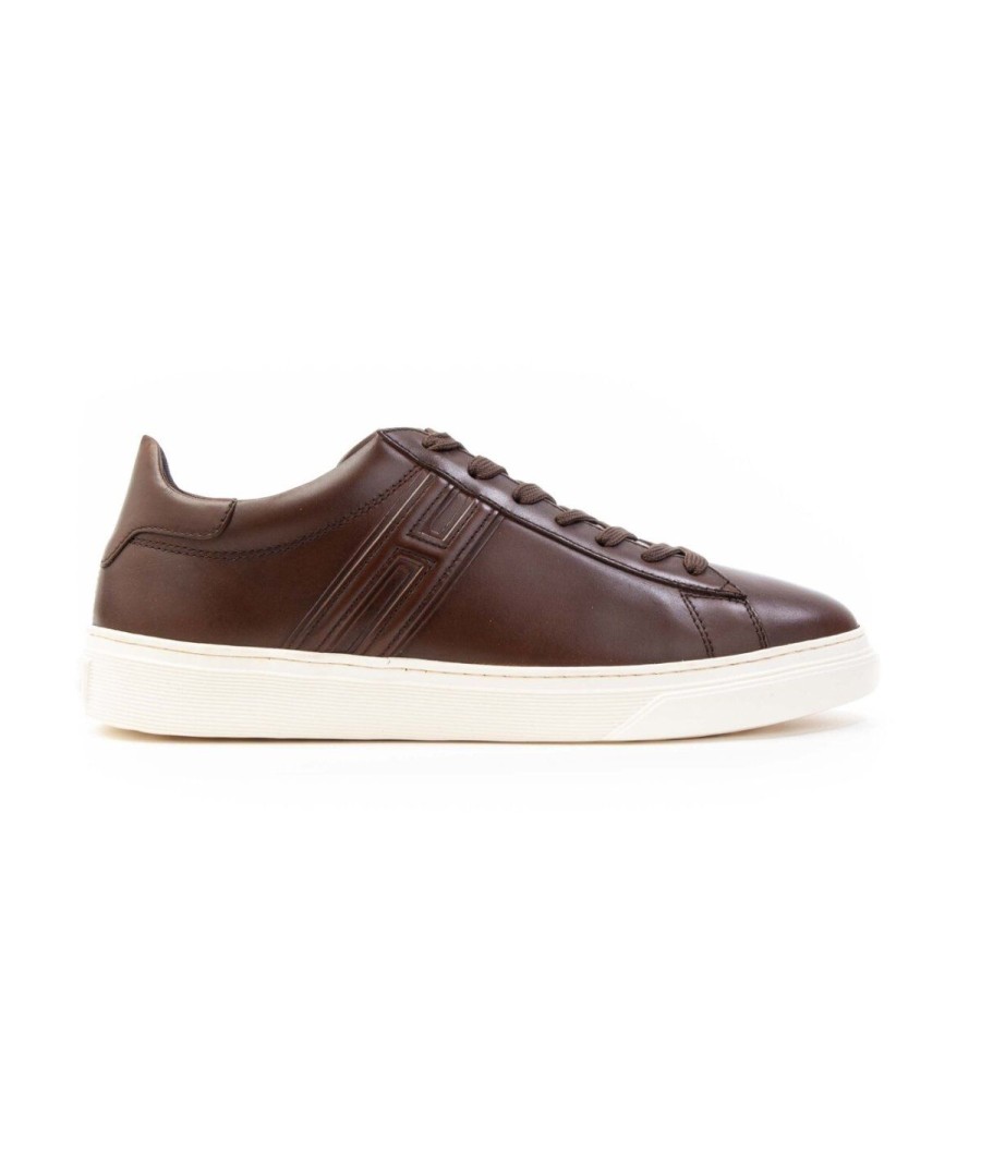 Uomo HOGAN | Hogan Hxm3650J310Qtus013 Sneakers H365 Uomo Marrone