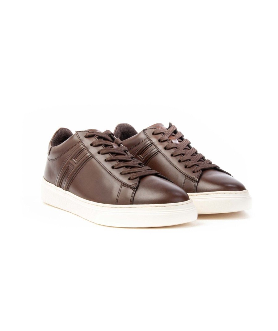 Uomo HOGAN | Hogan Hxm3650J310Qtus013 Sneakers H365 Uomo Marrone