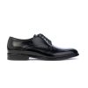 Uomo ROSSI | Rossi 220 Derby Lacci Spazzolato Leone Shoes Nero