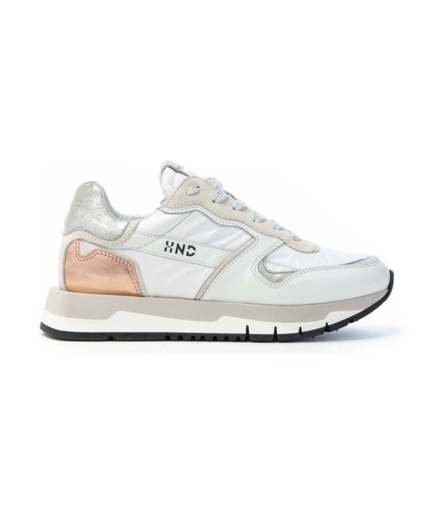 Donna 100 | Hundred 100 W686-01 Sneakers Lacci Donna Leone Shoes Bianco