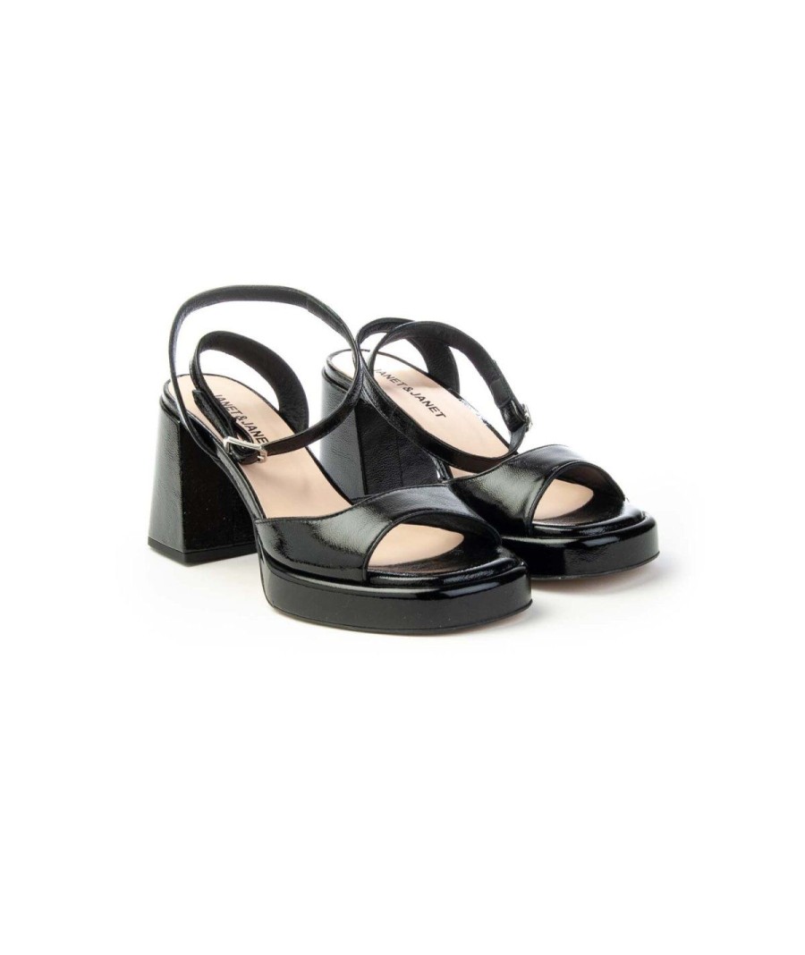 Donna JANET & JANET | Janet&Janet Sandalo Donna Bice 5120 Leoneshoes Nero