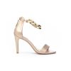 Donna EXE' | Exe 466 Rebeca Sandalo Catena Tacco 80 Leone Shoes Champagne