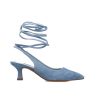 Donna ROBERTO FESTA | Roberto Festa Slingback Camoscio Tacco 5 Jeans