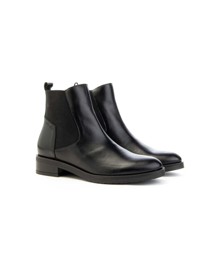 Donna WONDERS | Wonders C-5452 Chelsea Boots Donna Leone Shoes Frosinone Nero