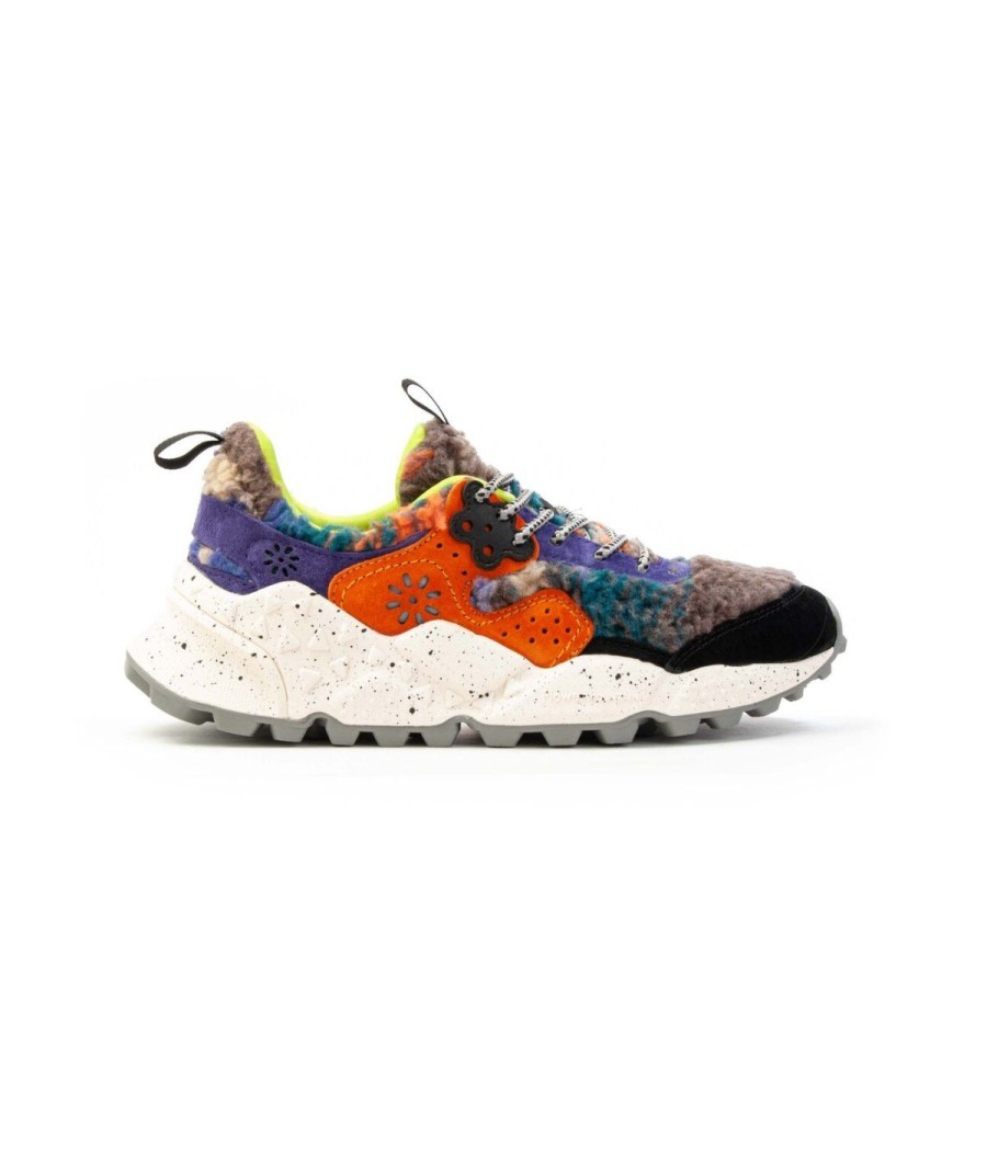 Donna FLOWER MOUNTAIN | Flower Mountain Scarpa Kotetsu Sneakers Donna Nero/Arancio