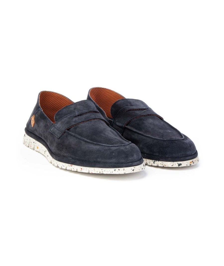 Uomo AMBITIOUS | Ambitious 11372 Mocassino Amber Navy