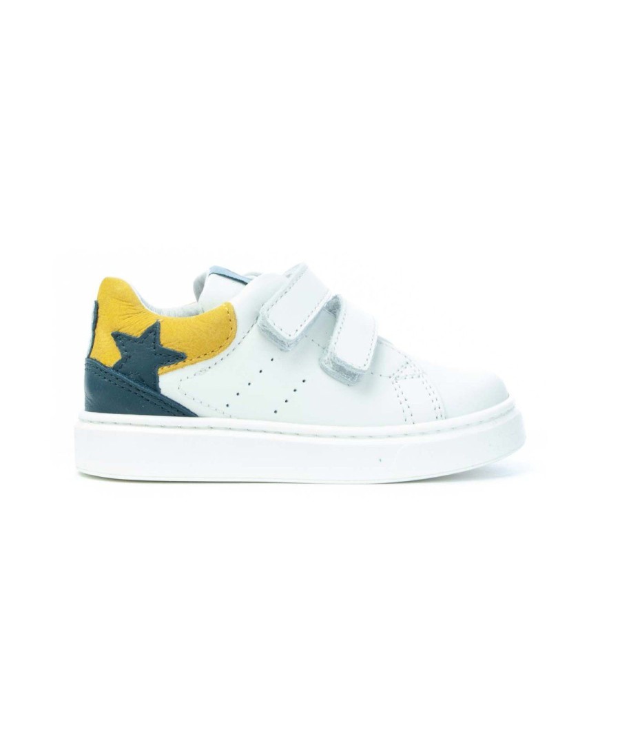 Junior BALDUCCI | Balducci Csp4960 Sneakers 2 Strappi Primi Passi Leone Shoes Bianco