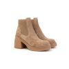 Donna BALIE | Balie`741Suede Chelsea Boot Platform Cocco