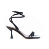 Donna ALBANO | Albano A3049 Sandalo Strass Schiava Leone Shoes Nero