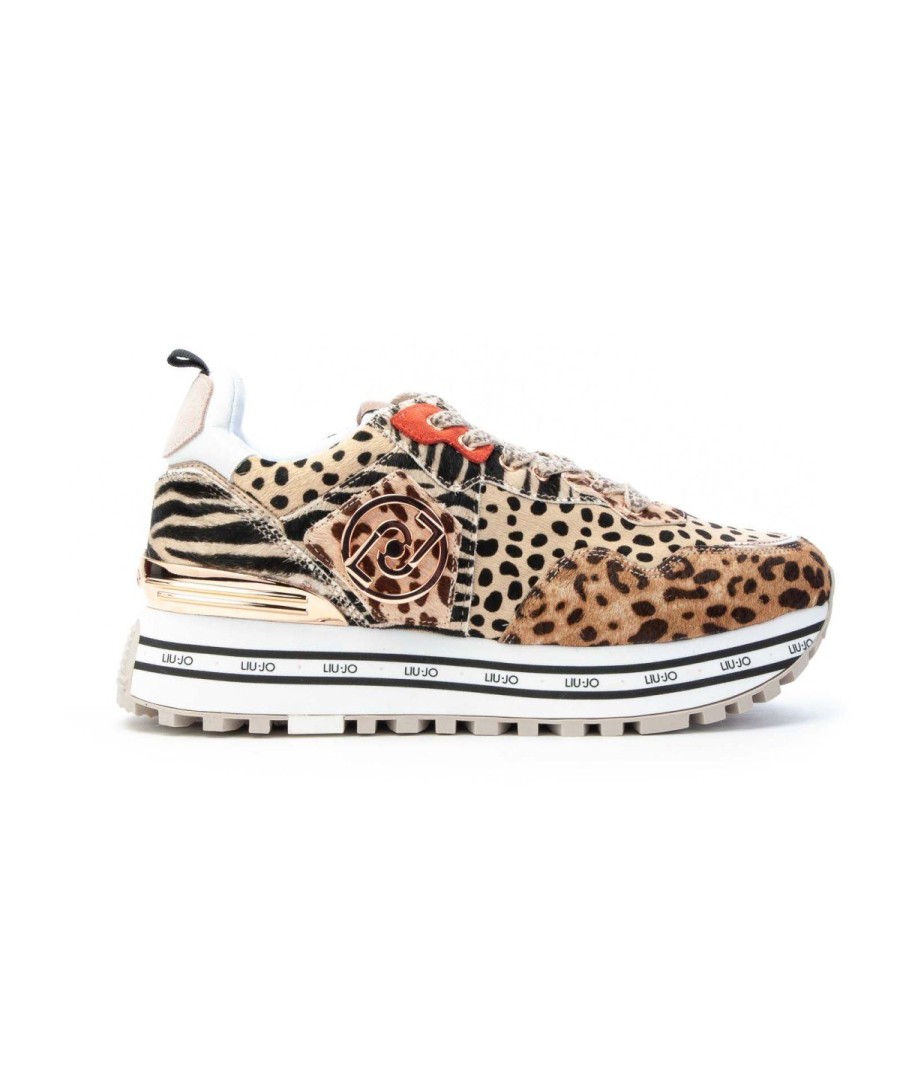 Donna LIUJO MILANO | Liu Jo Ba2051Px008 Sneakers Maxi Wonder 1 Leowoman Leone Sh Leopard