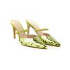 Donna ROBERTO FESTA | Slingback In Raso Di Seta Con Paillettes Posik Leoneshoes Pistacchio