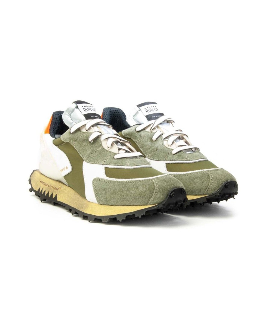 Uomo RUN-OF | Run Of Hellmut M Sneakers Lacci Uomo Green